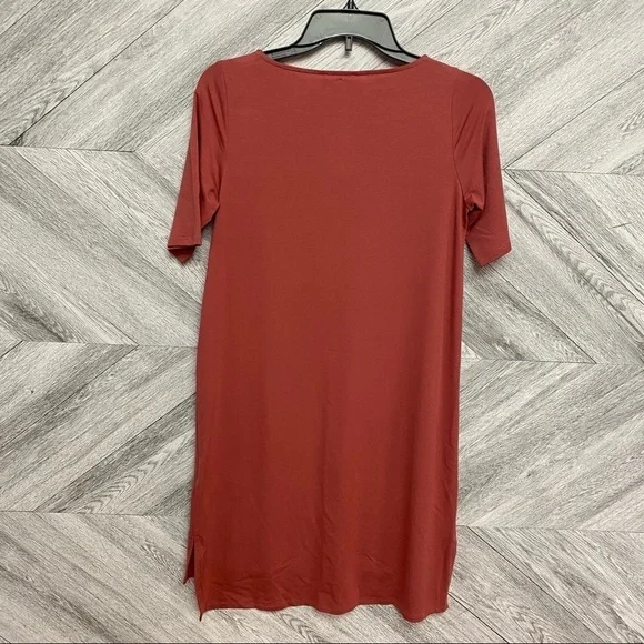 Eileen Fisher | Chutney Jersey Ballet Tencel Dress - Picture 5 of 11